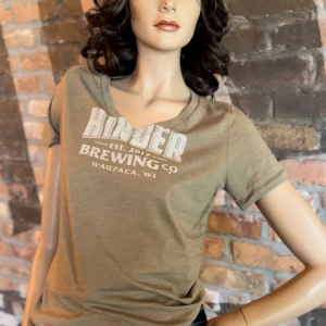 Women's V-Neck T-Shirt Green
