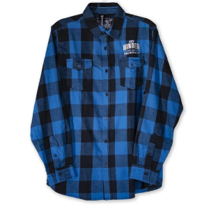 Burnside Buffalo Plaid Flannel - Blue and Black