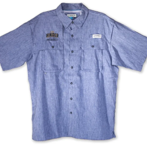 Magellan Fishing Shirt - Linen - Short Sleeve - Navy