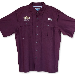 Magellan Fishing Shirt - Short Sleeve - Burgundy
